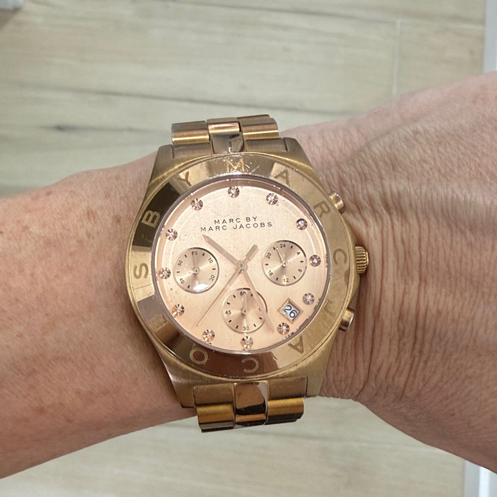 Marc by Marc Jacobs Rose Gold-Tone Women's Bracelet Watch
